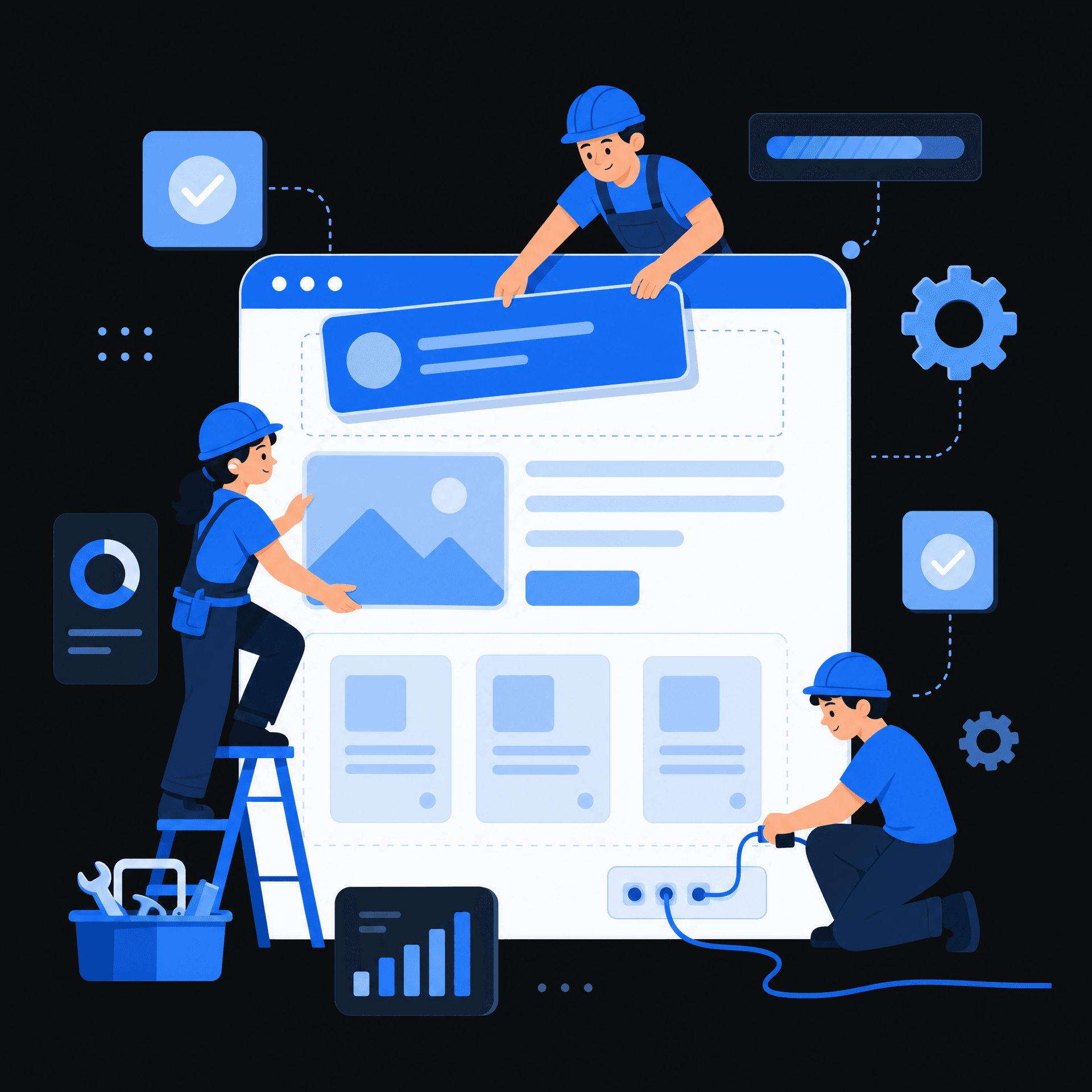 Website launch preview
