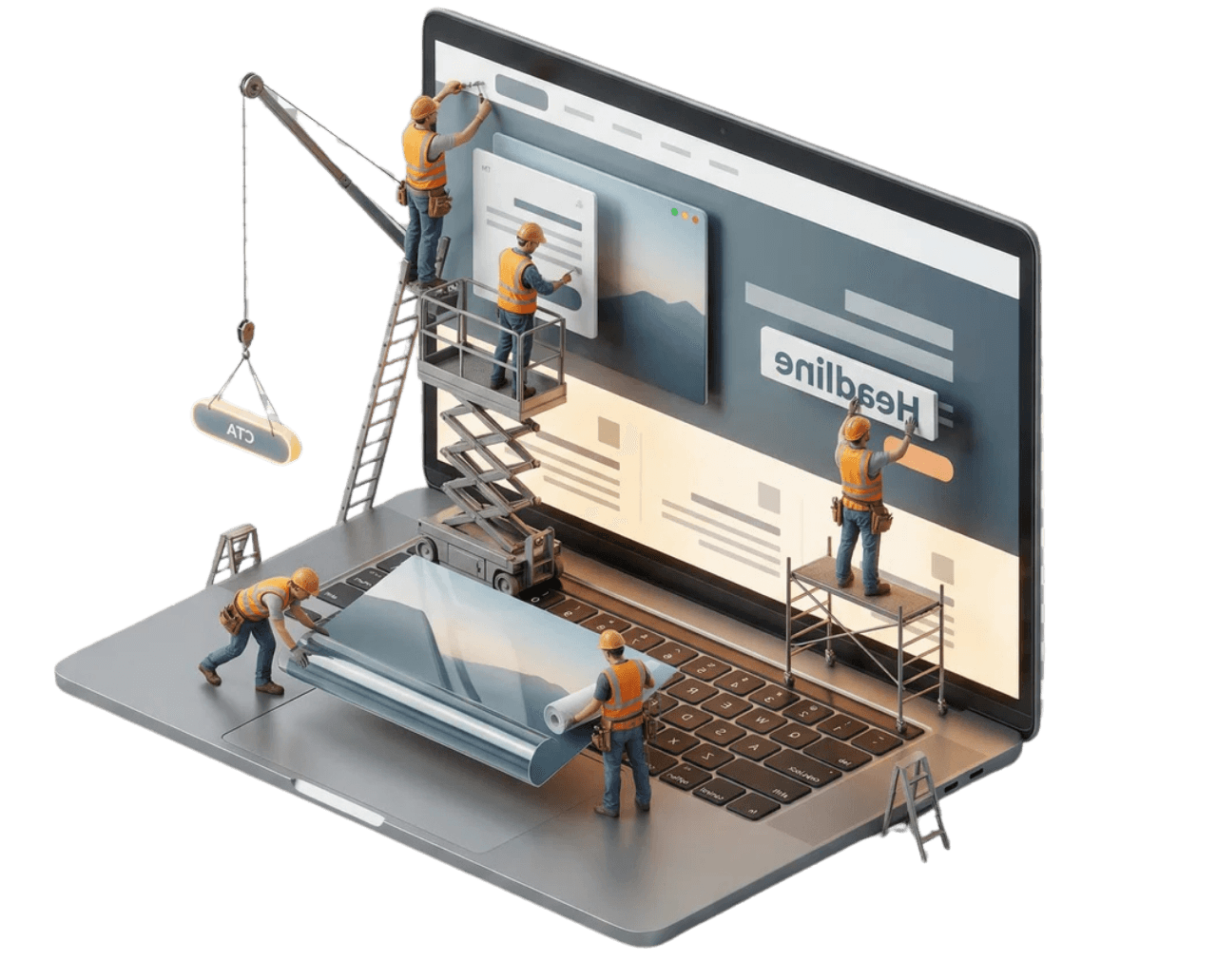 Tradie website build preview